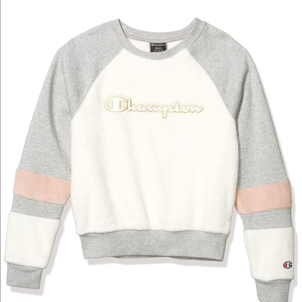 Sorry SOLD 😉 Luxury Champion Fuzzy Sweater